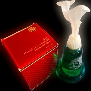 NEW Vintage 1981 Avon Moonlight Glow Annual Bell Topaze Cologne Full 4 fl oz